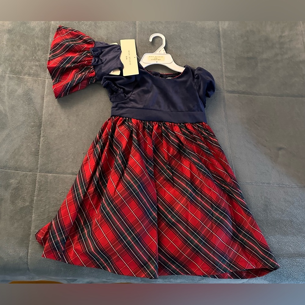 NWT - Max studio little girl party dress and doll dress - size 5